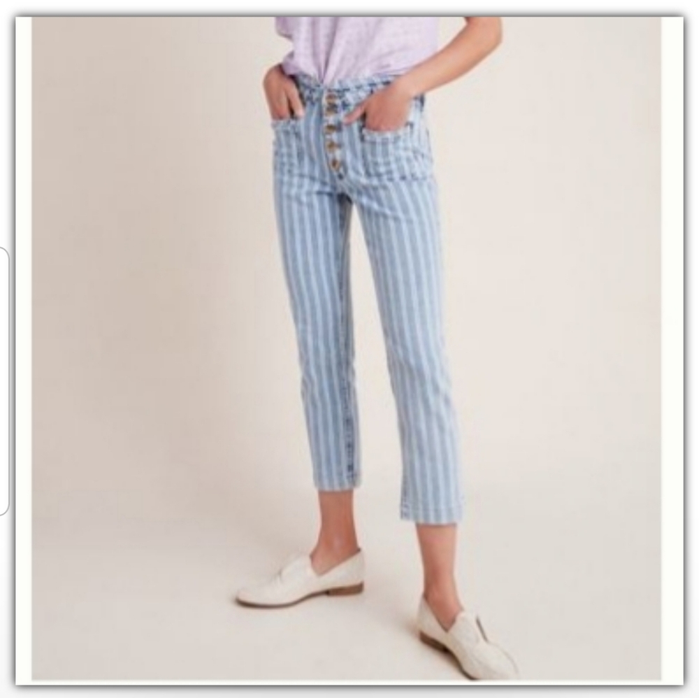 NWT Anthro Pilcro high rise slim size 26